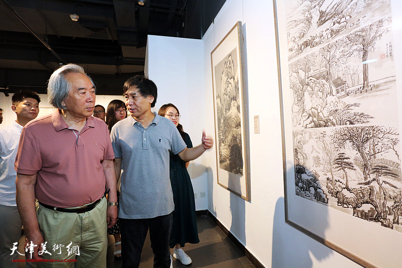 天津美术学院首届水墨为上山水画高研班毕业作品展